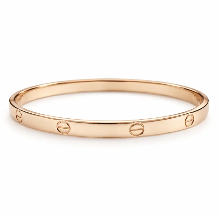 bracelete semijoia banhada a ouro estilo Cartier para revenda atacado